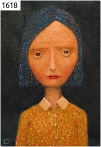 Портрет пятнистой рубашке