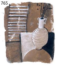 Naturaleza muerta con escalera